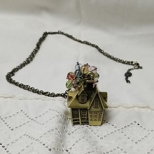 Disney Up House & Balloons necklace